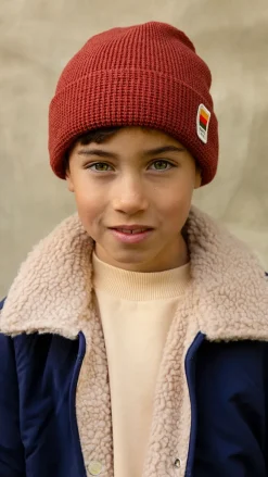 Barts Coeler Beanie Kids brick Hot