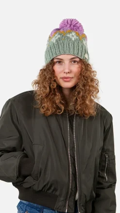 Barts Curley Beanie pale army Best