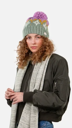 Barts Curley Beanie pale army Best