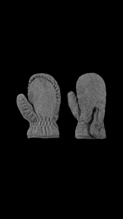 Barts Fleece Mitts Infants heather grey Discount
