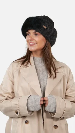 Barts Fur Cable Bandhat black Clearance