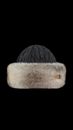 Barts Fur Cable Bandhat heather brown Best
