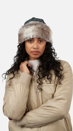 Barts Fur Cable Bandhat heather brown Best
