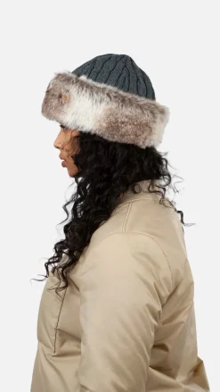 Barts Fur Cable Bandhat heather brown Best