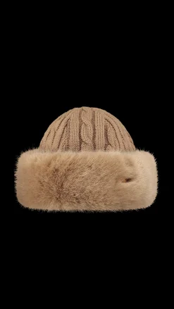 Barts Fur Cable Bandhat light brown Best