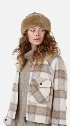Barts Fur Cable Bandhat light brown Best
