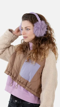 Barts Fur Earmuffs lilac Sale