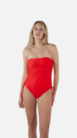 Barts Kelli Bandeau One Piece red Hot