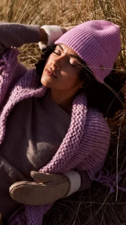 Barts Mireije Beanie mauve Hot