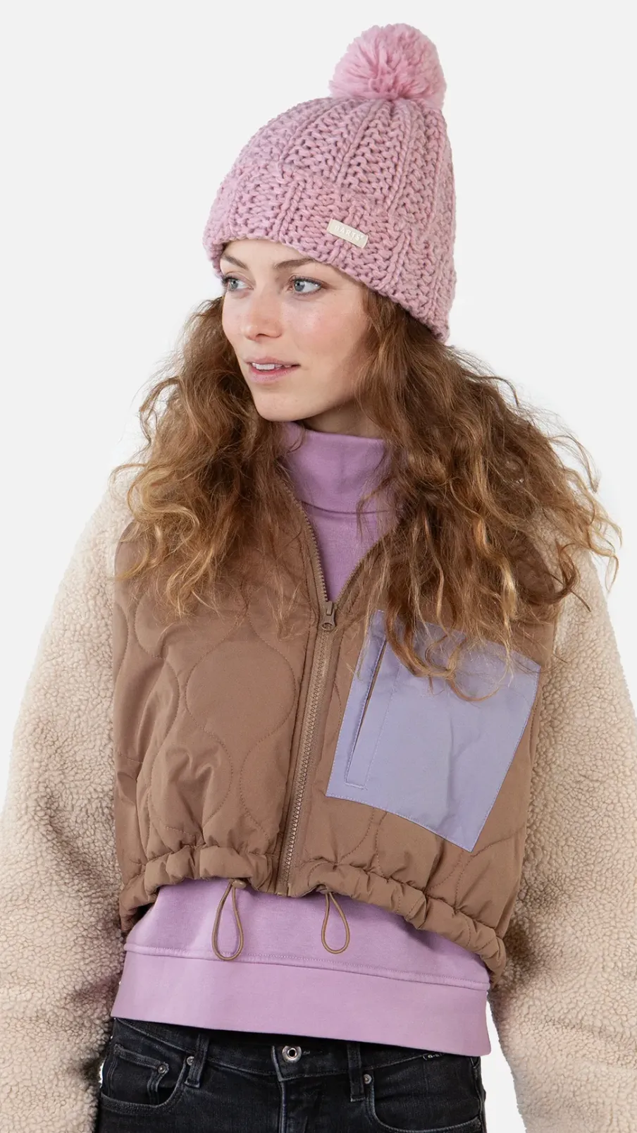 Barts Nirvaan Beanie mauve Hot