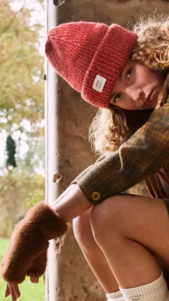 Barts Owlet Beanie red Hot