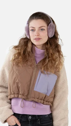 Barts Plush Earmuffs mauve Hot
