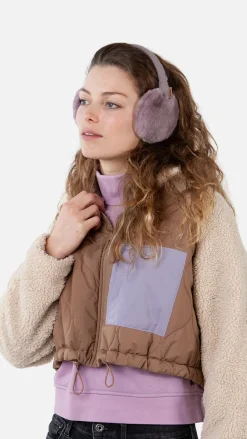 Barts Plush Earmuffs mauve Hot