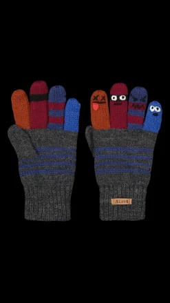 Barts Puppeteer Gloves dark heather Discount