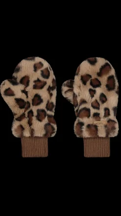 Barts Ugasu Mitts print brown New