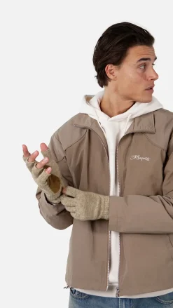 Barts Vidat Fingerless Gloves light brown Discount