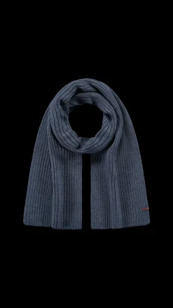 Barts Wilbert Scarf blue Clearance