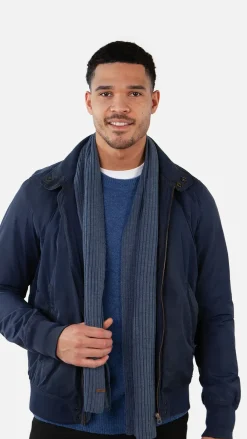 Barts Wilbert Scarf blue Clearance