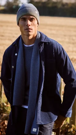Barts Wilbert Scarf blue Clearance